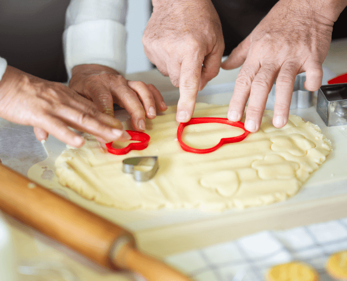 Cutting cookies