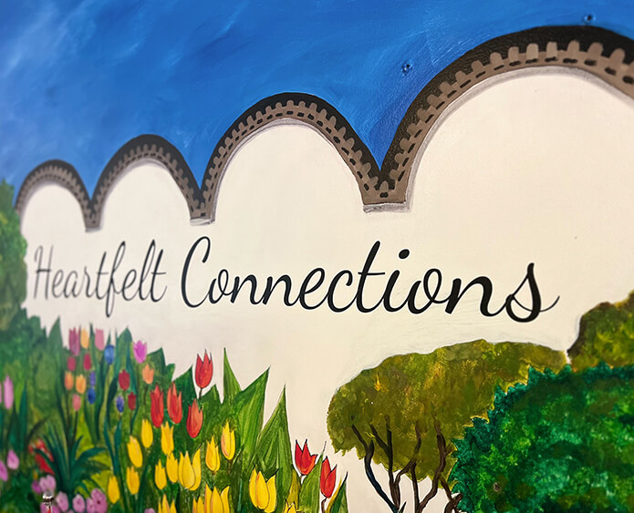 Heartfelt Connections mural