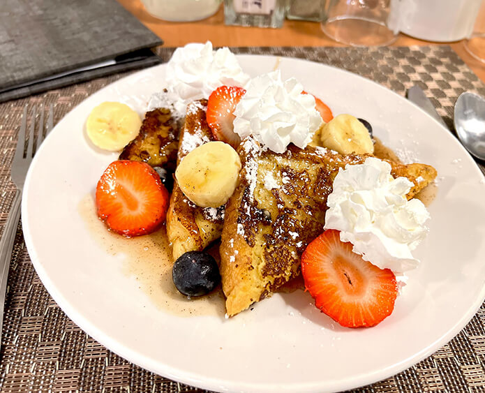 plate of french toast